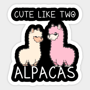 Cute Alpaca Quote Sticker